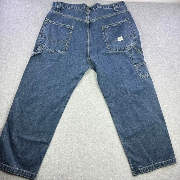 Vtg 2004 Levi's Signature Carpenter Jeans Tag 38x29 Fits 40x28 Baggy Skater Y2K - Picture 4 of 8